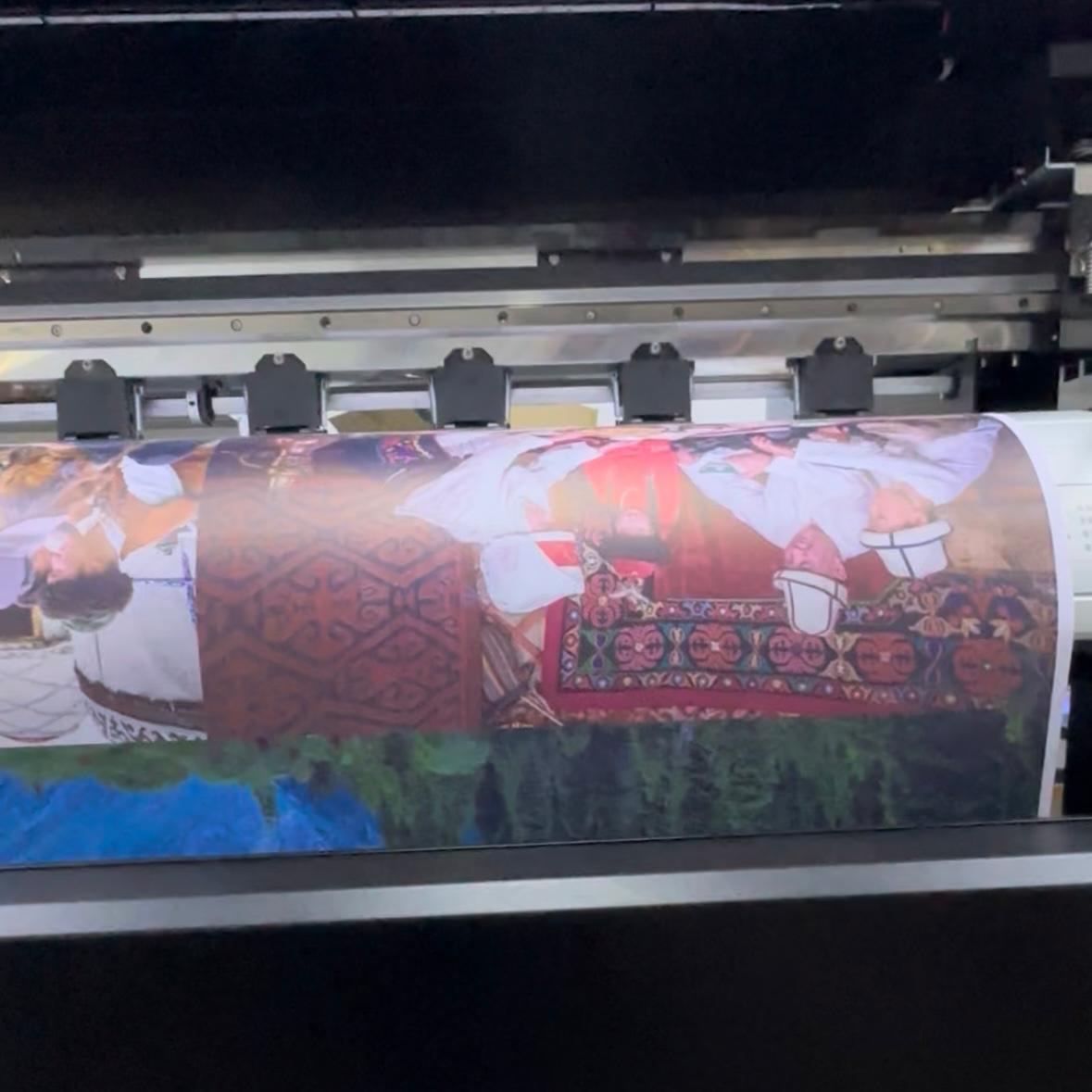 Процесс высокоточной печати баннеров и постеров